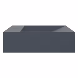 vidaXL Wash Basin Vessel Sink Countertop Basin Sink Mineral Cast/Marble Cast - anthracite, 60 x 38 x 11 cm - Additional view 4
