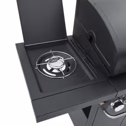 vidaXL Gas BBQ Grill with 4 Burners Gas Barbecue Black Powder-coated Steel - Additional view 6