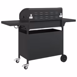 vidaXL Gas BBQ Grill with 7 Burners Gas Barbecue Black Powder-coated Steel - Additional view 4