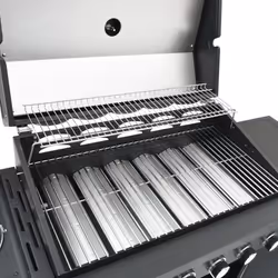 vidaXL Gas BBQ Grill with 7 Burners Gas Barbecue Black Powder-coated Steel - Additional view 7
