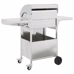 vidaXL Gas BBQ Grill with 4 Burners Gas Barbecue Grill Silver Stainless Steel - Additional view 4