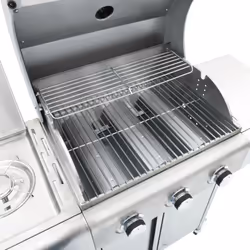 vidaXL Gas BBQ Grill with 4 Burners Gas Barbecue Grill Silver Stainless Steel - Additional view 7
