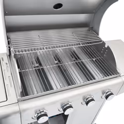 vidaXL Gas BBQ Grill with 5 Burners Gas Barbecue Grill Silver Stainless Steel - Additional view 7