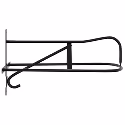 vidaXL Saddle Rack Wall Mounted Saddle Stand Horse Saddle Pad Rack Black Iron - Additional view 4