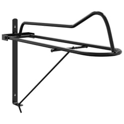 vidaXL Foldable Saddle Rack Wall Mounted Saddle Stand Saddle Holder Black Iron