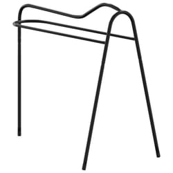 vidaXL Saddle Rack 3 Legged Freestanding Saddle Stand Saddle Holder Black Iron
