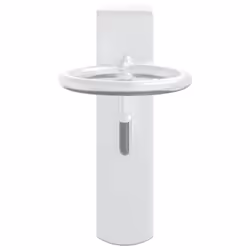 vidaXL Bucket Hooks 3 pcs Portable Wall Mounted Bucket Hanger Silver Steel - Additional view 4