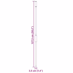 vidaXL Pitchfork Handle Replacement Handle for Manure Fork Shovel Black Steel - Additional view 7