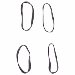 vidaXL Braiding Bands for Horse Rubber Plaiting Band 500 pcs Black Silicone - Additional view 4