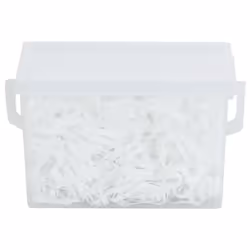 vidaXL Braiding Bands for Horse Rubber Plaiting Band 2500 pcs White Silicone