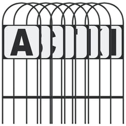 vidaXL Dressage Markers Arena Marker Letters Signs Equestrian 8 pcs Steel
