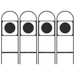 vidaXL Dressage Markers Arena Marker Letters Signs Equestrian 4 pcs Steel