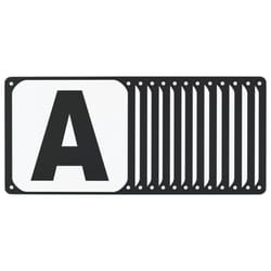 vidaXL Dressage Arena Letters Arena Markers Signs Equestrian 12 pcs Steel
