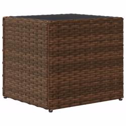 vidaXL Garden Planter Outdoor Flower Pot Patio Planter Pot Brown Poly Rattan - Additional view 6