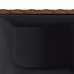 vidaXL Garden Planter Outdoor Flower Pot Patio Planter Pot Brown Poly Rattan - Additional view 8