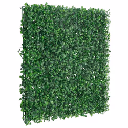 vidaXL Artificial Shrub Leaf Fence Privacy Fence ScreenÂ 6 pcs Green 50x50 cm