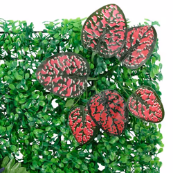 vidaXL Artificial Plant Fence Garden Privacy Fence ScreenÂ 6 pcs Green 40x60 cm - Additional view 5
