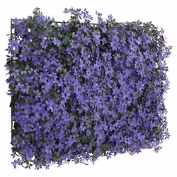 vidaXL Artificial Leaf Fence Garden Privacy Fence ScreenÂ 24 pcs Purple 40x60cm