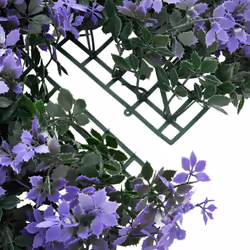 vidaXL Artificial Leaf Fence Garden Privacy Fence ScreenÂ 24 pcs Purple 40x60cm - Additional view 4
