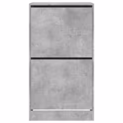 vidaXL Shoe Cabinet with 4 Flip-Drawers Shoe Storage Shelf Shoe Rack Cupboard - concrete grey, 60 x 42 x 108 cm - Additional view 5