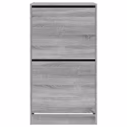 vidaXL Shoe Cabinet with 4 Flip-Drawers Shoe Storage Shelf Shoe Rack Cupboard - grey sonoma, 60 x 42 x 108 cm - Additional view 5