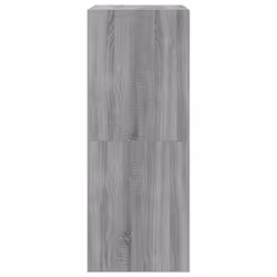 vidaXL Shoe Cabinet with 4 Flip-Drawers Shoe Storage Shelf Shoe Rack Cupboard - grey sonoma, 80 x 42 x 108 cm - Additional view 6