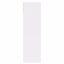vidaXL Shoe Cabinet with 2 Flip-Drawers Shoe Storage Shelf Shoe Rack Cupboard - white, 80 x 34 x 116 cm - Additional view 6