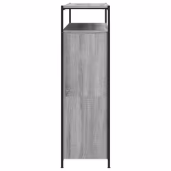 vidaXL Shoe Cabinet with 4 Flip-Drawers Shoe Storage Shelf Rack Grey Sonoma - grey sonoma, 100 x 34 x 112 cm - Additional view 6