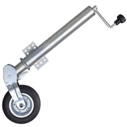 vidaXL Folding Jockey Wheel 60 mm with Wheel Chocks Trailer Caravan Horse Box - 5 pcs
