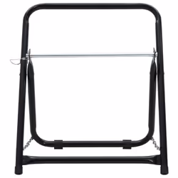 vidaXL Hose Reel Cart Garden Hose Storage 45 kg Black Powder-coated Steel - Additional view 2
