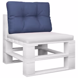 vidaXL Pallet Cushion Navy Blue 19.7x15.7x4.7 Fabric