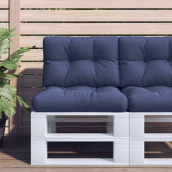 vidaXL Pallet Cushion Navy Blue 23.6x15.7x4.7 Fabric