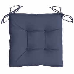 vidaXL Chair Cushions Outdoor Sofa Cushion Seat Pad Navy Blue Oxford Fabric - 2 pcs - Additional view 4