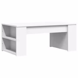 vidaXL Coffee Table Hallway Side End Table Tea Sofa Table Engineered Wood - white