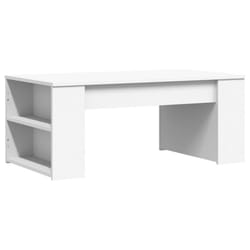 vidaXL Coffee Table Hallway Side End Table Tea Sofa Table Engineered Wood - white