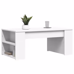 vidaXL Coffee Table Hallway Side End Table Tea Sofa Table Engineered Wood - white