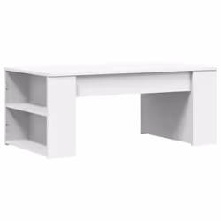 vidaXL Coffee Table Hallway Side End Table Tea Sofa Table Engineered Wood - white - Additional view 5