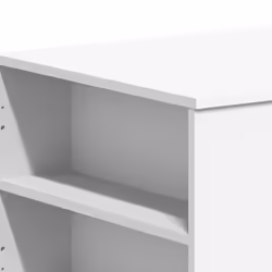vidaXL Coffee Table Hallway Side End Table Tea Sofa Table Engineered Wood - white - Additional view 6