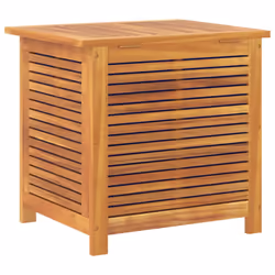 vidaXL Garden Storage Box with Louver Outdoor Storage Box Solid Wood Acacia - Additional view 6