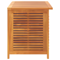vidaXL Garden Storage Box with Louver Outdoor Storage Box Solid Wood Acacia - 90 x 50 x 56 cm - Additional view 5