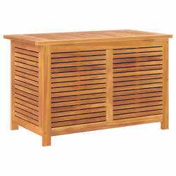vidaXL Garden Storage Box with Louver Outdoor Storage Box Solid Wood Acacia - 90 x 50 x 56 cm - Additional view 6
