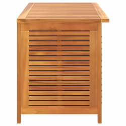 vidaXL Garden Storage Box with Louver Outdoor Storage Box Solid Wood Acacia - 113 x 50 x 56 cm - Additional view 5