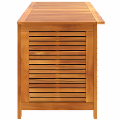 vidaXL Garden Storage Box with Louver Outdoor Storage Box Solid Wood Acacia - 150 x 50 x 56 cm - Additional view 5