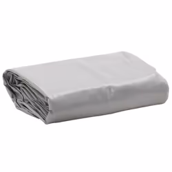 vidaXL Tarpaulin Cover Ground Sheet Outdoor Waterproof Camping Tarp Cover - grey, 1 x 2.5 m
