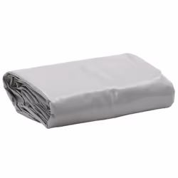vidaXL Tarpaulin Cover Ground Sheet Outdoor Waterproof Camping Tarp Cover - grey, 1.5 x 2 m