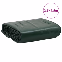 vidaXL Tarpaulin Cover Ground Sheet Outdoor Waterproof Camping Tarp Cover - green, 2.5 x 4.5 m