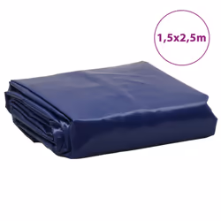 vidaXL Tarpaulin Ground Sheet Waterproof Camping Tarp Cover Blue 650 g/mÂ² - Additional view 7