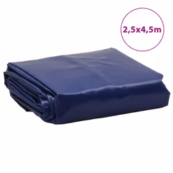 vidaXL Tarpaulin Cover Ground Sheet Outdoor Waterproof Camping Tarp Cover - blue, 2.5 x 4.5 m