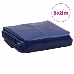 vidaXL Tarpaulin Cover Ground Sheet Outdoor Waterproof Camping Tarp Cover - blue, 5 x 8 m - Additional view 7