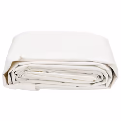 vidaXL Tarpaulin Cover Ground Sheet Outdoor Waterproof Camping Tarp Cover - white, 5 x 7 m - Additional view 2